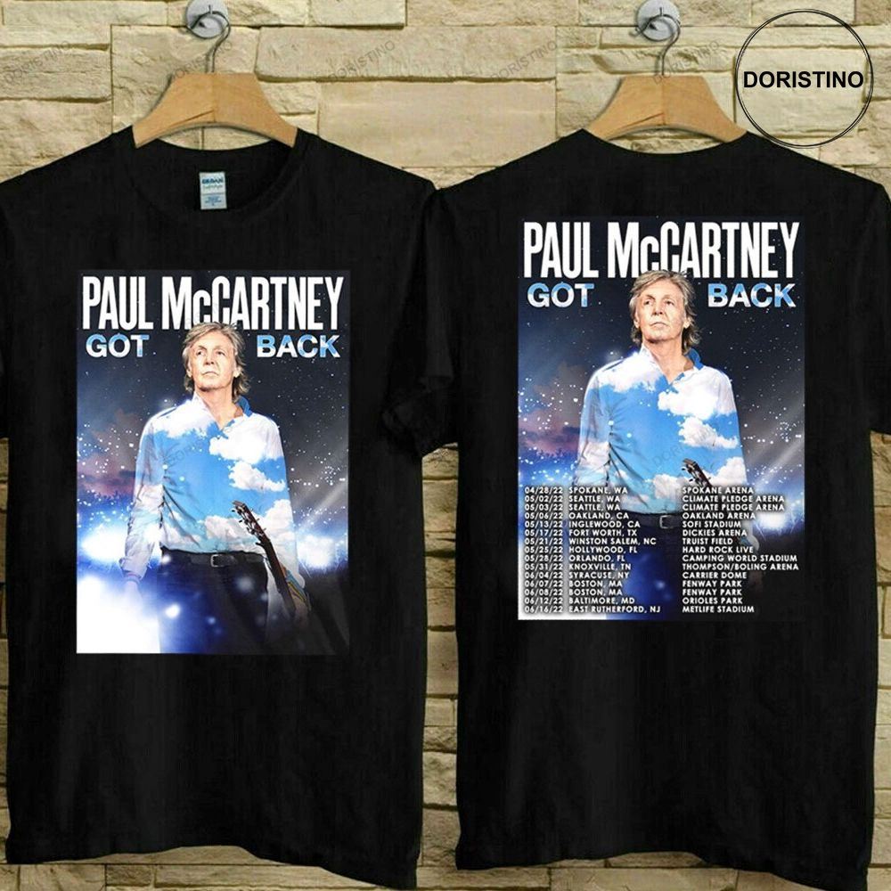 Hot Paul Mccartney Got Back Spring Tour 2022 Paul Shirt