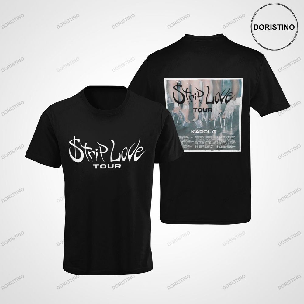 Karol G Strip Love Tour Concert 2022 Karol G Shirts