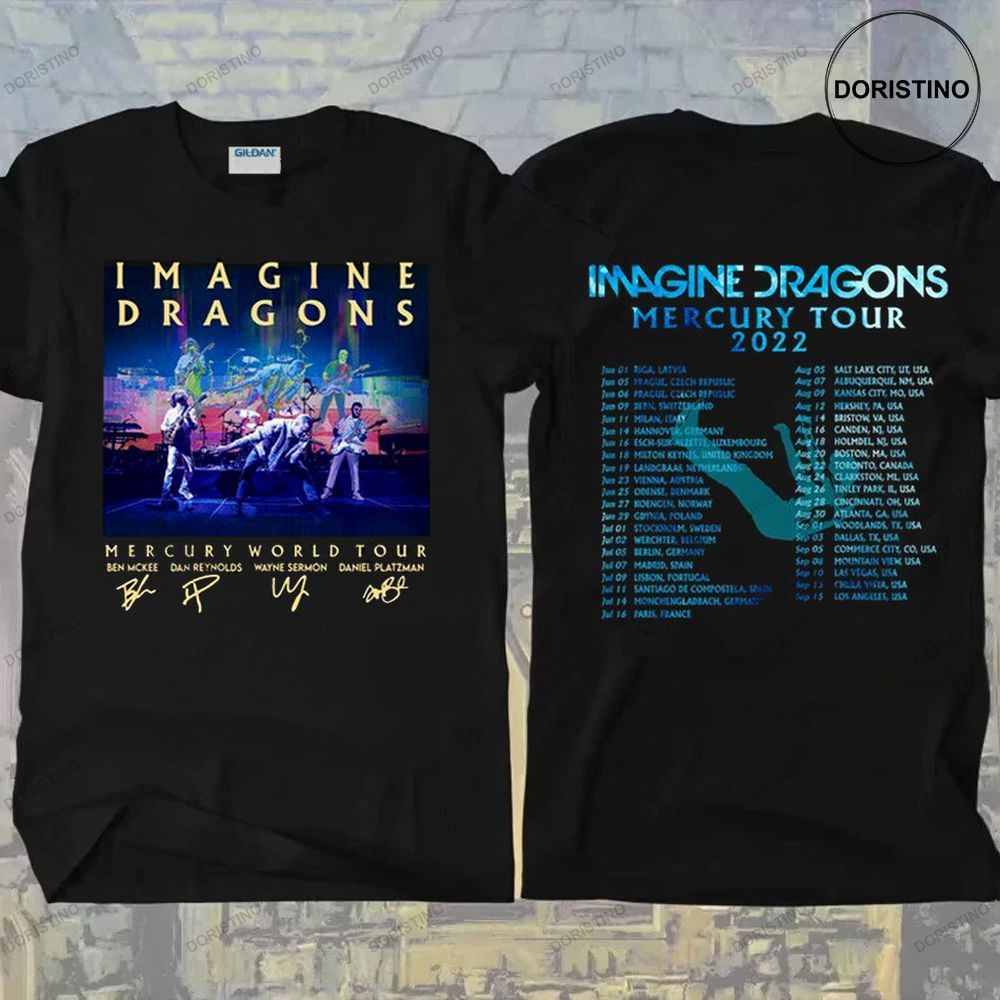 New Imagine Dragons Mercury Tour 2022 Imagine Dragons Shirt