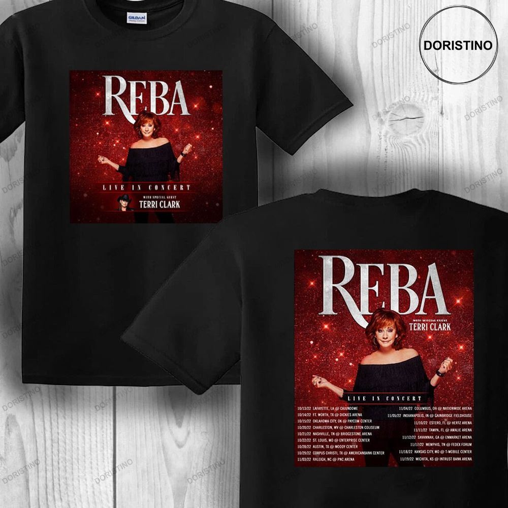 Tour 2022 Reba Live In Concert X Terri Clark Fall Tour Unisex Shirt