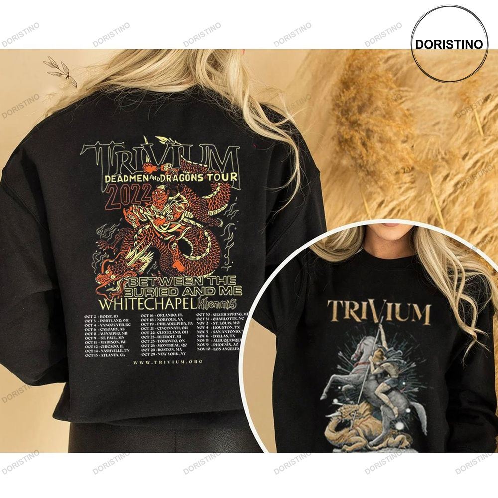 Trivium Deadmen And Dragons World Tour Trivium Shirts