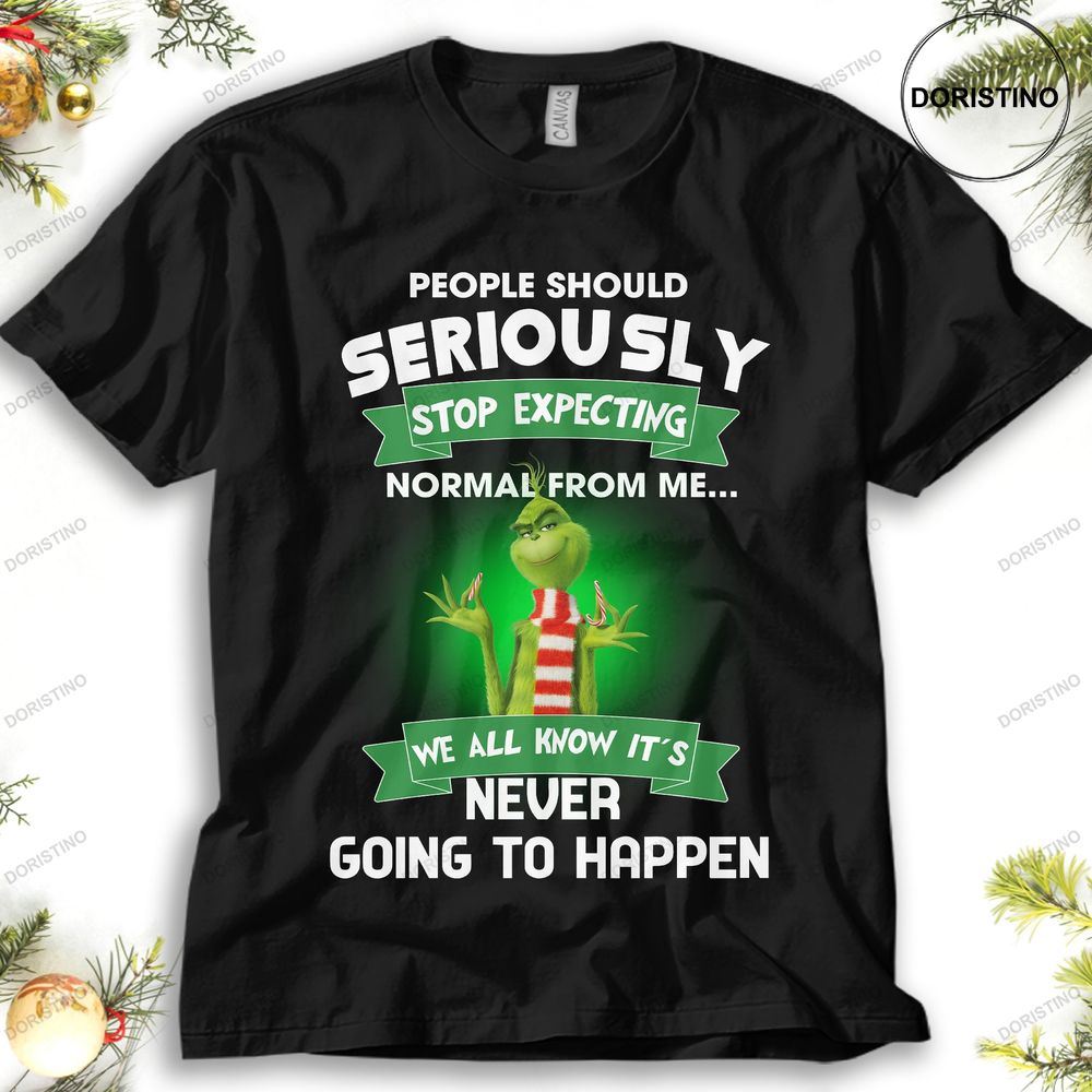 Grinch Christmas Costume People Should Stop Expecting Shirts