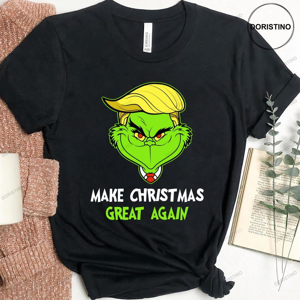 Trump Grinch Make Christmas Great Again Funny Grinch Trump Shirts