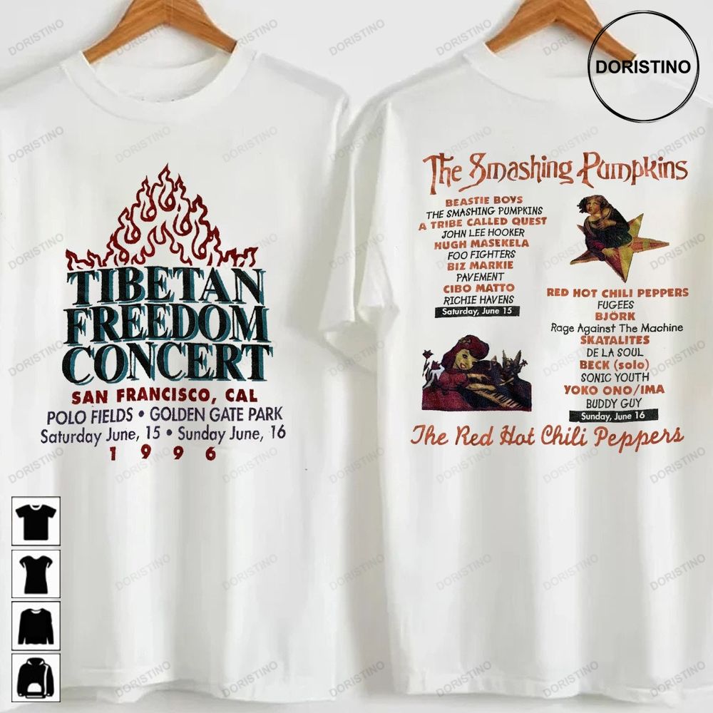 1996 The Smashing Pumpkins Tibetan Freedom Concert Limited T-shirt