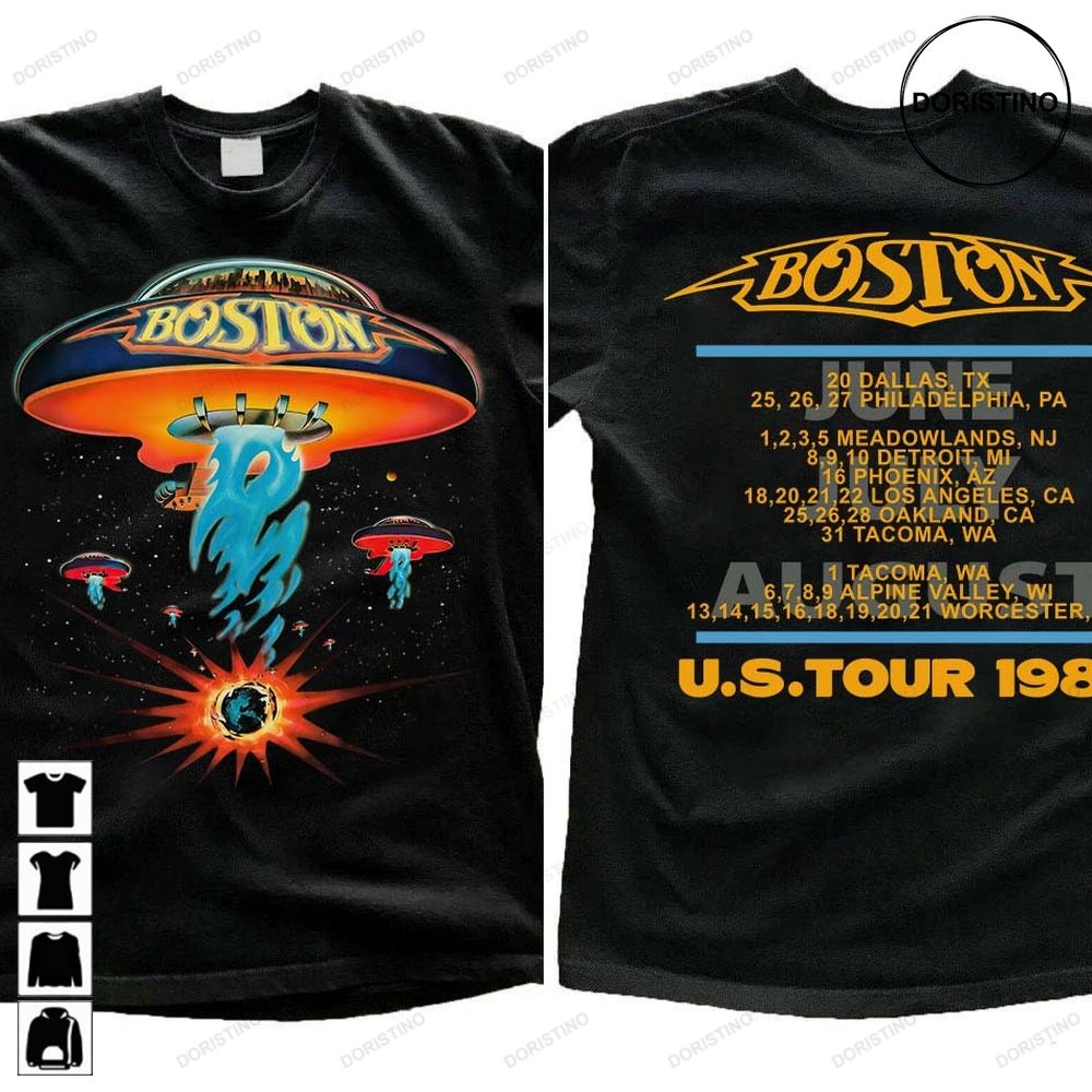 Boston Rock Band Concert Tour 1987 Boston Tour Trending Style