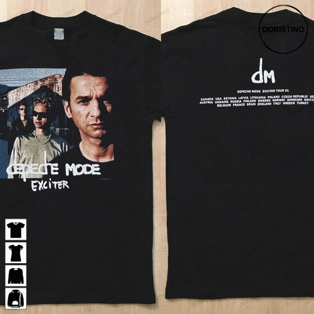 Depeche Mode Exciter Tour 2001 Unisex Depeche Mode Trending Style