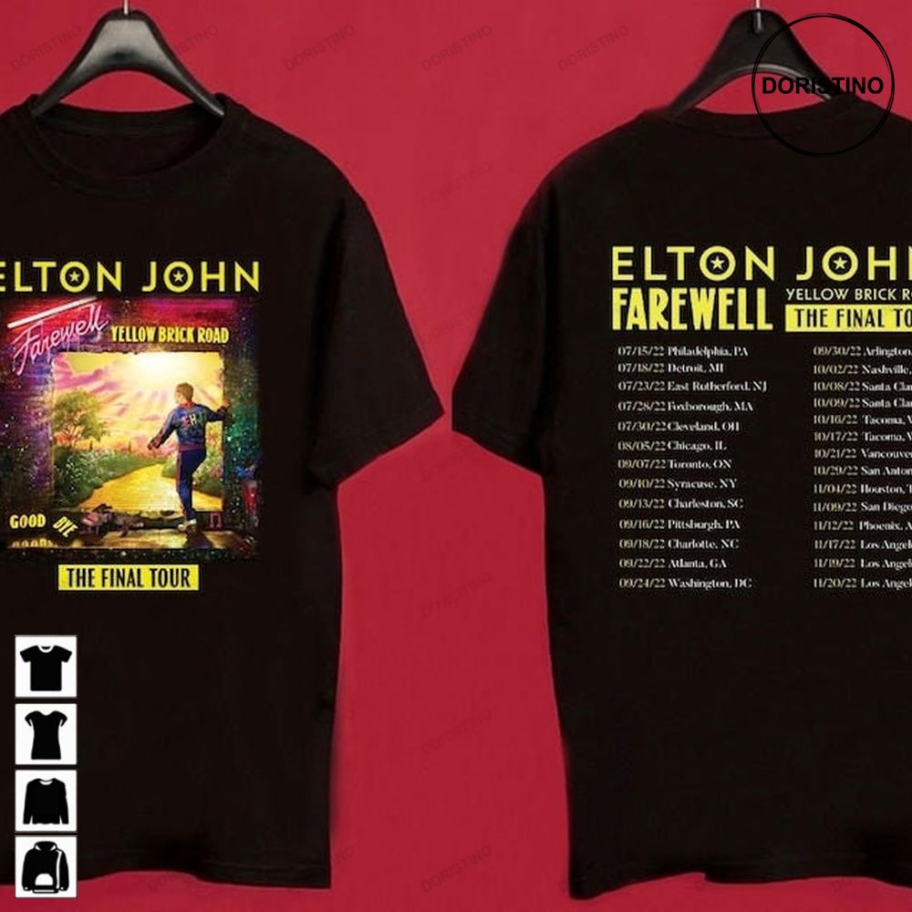 Elton John Farewell Tour 2022 Elton John Goodbye Awesome Shirt