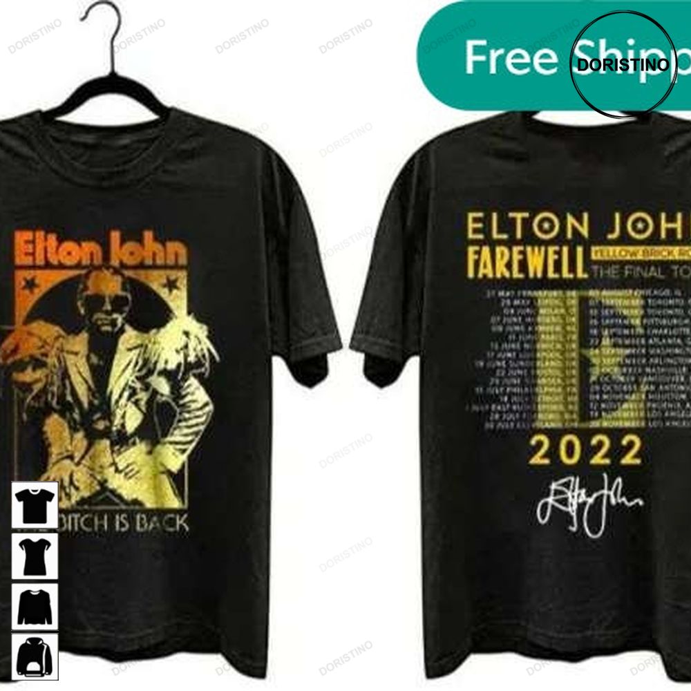 Elton John Farewell Tour 2022 Vintage Awesome Shirt