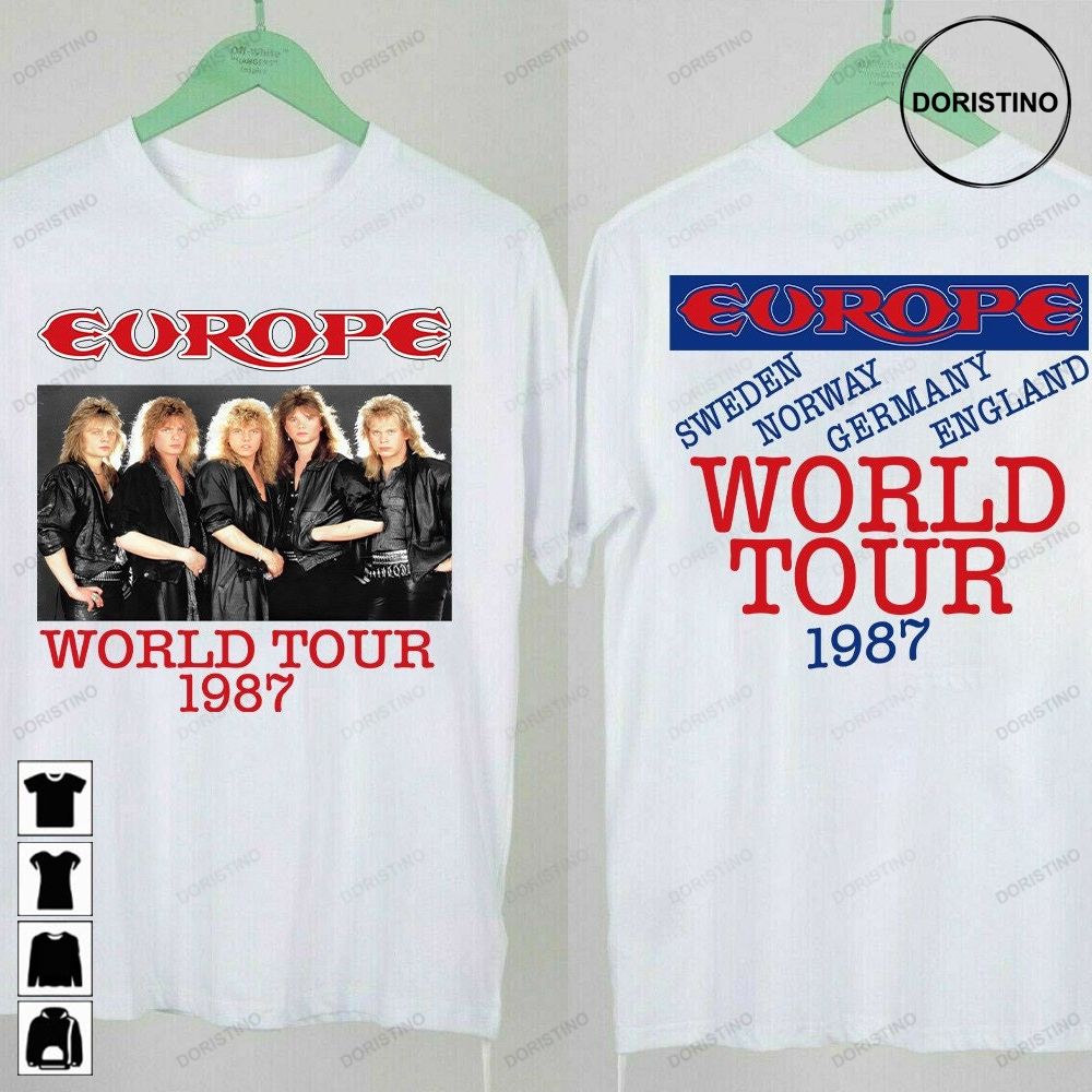 Europe World Tour The Final Countdown 1987 Europe Trending Style