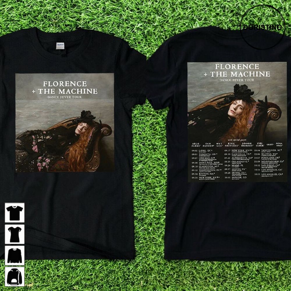 Florence And The Machine Dance Fever Fall Tour Indie Limited T-shirt