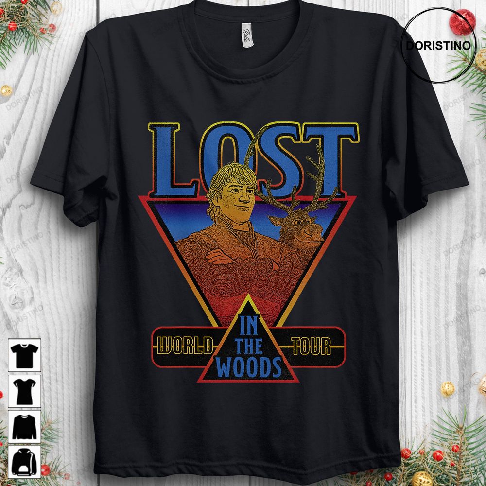 Frozen 2 Kristoff Sven Lost In The Woods World Tour Awesome Shirt