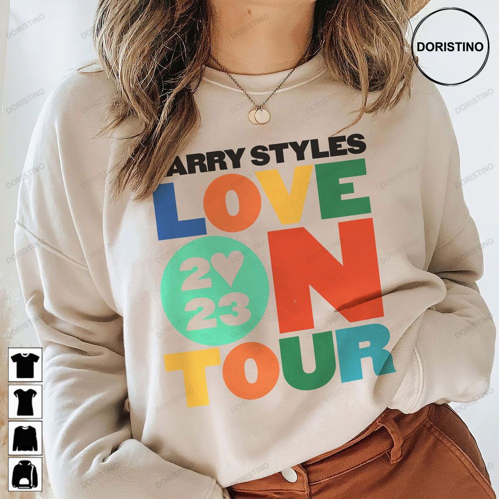 Love On Tour 2023 Harry Merch Trendy Limited T-shirt