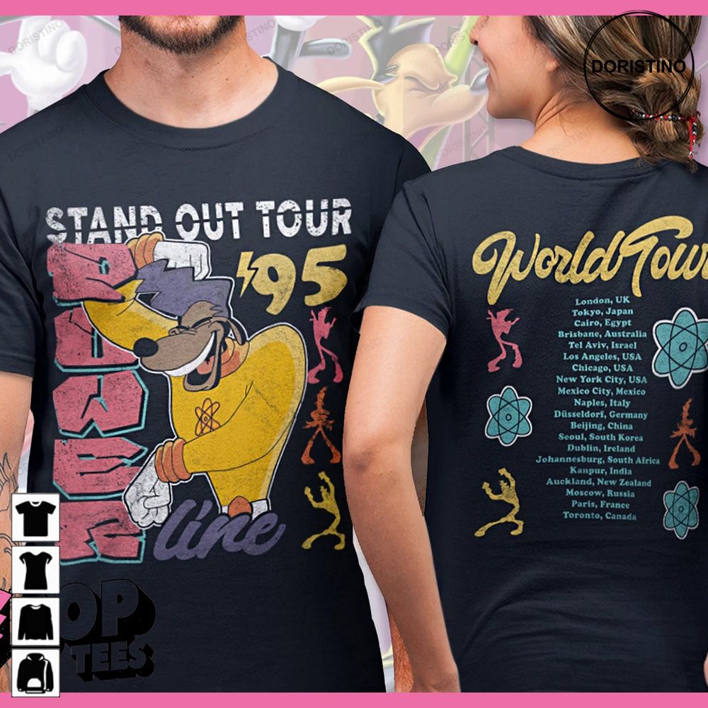 Powerline Goofy Movie Powerline Stand Out Tour 95 Unisex Trending Style