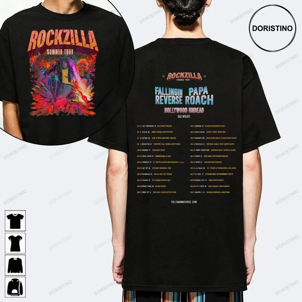 Rockzilla 2022 Summer Tour 2 Side Music Falling Trending Style