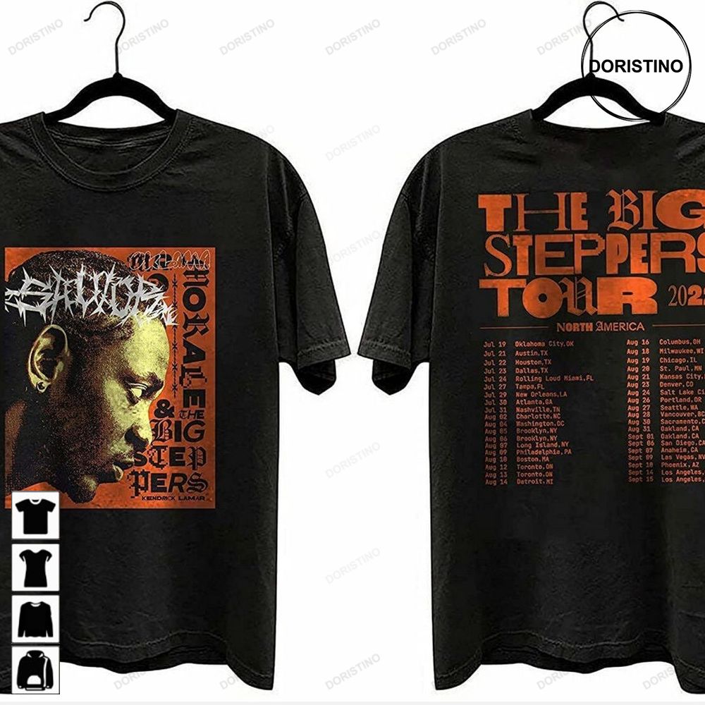 The Big Steppers Kendrick Lamar New Album Tour Dates Limited T-shirt