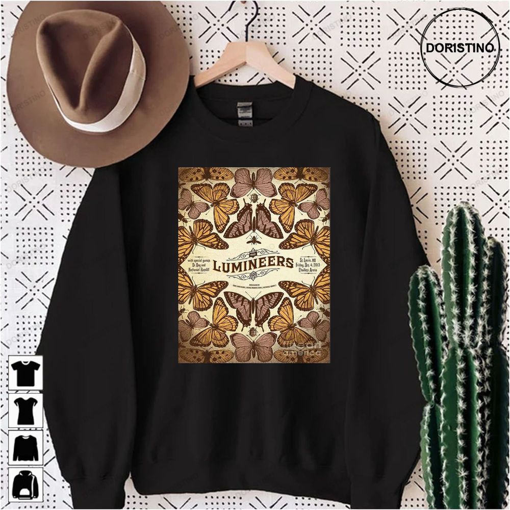 The Lumineers Butterfly The Lumineers World Tour Awesome Shirt
