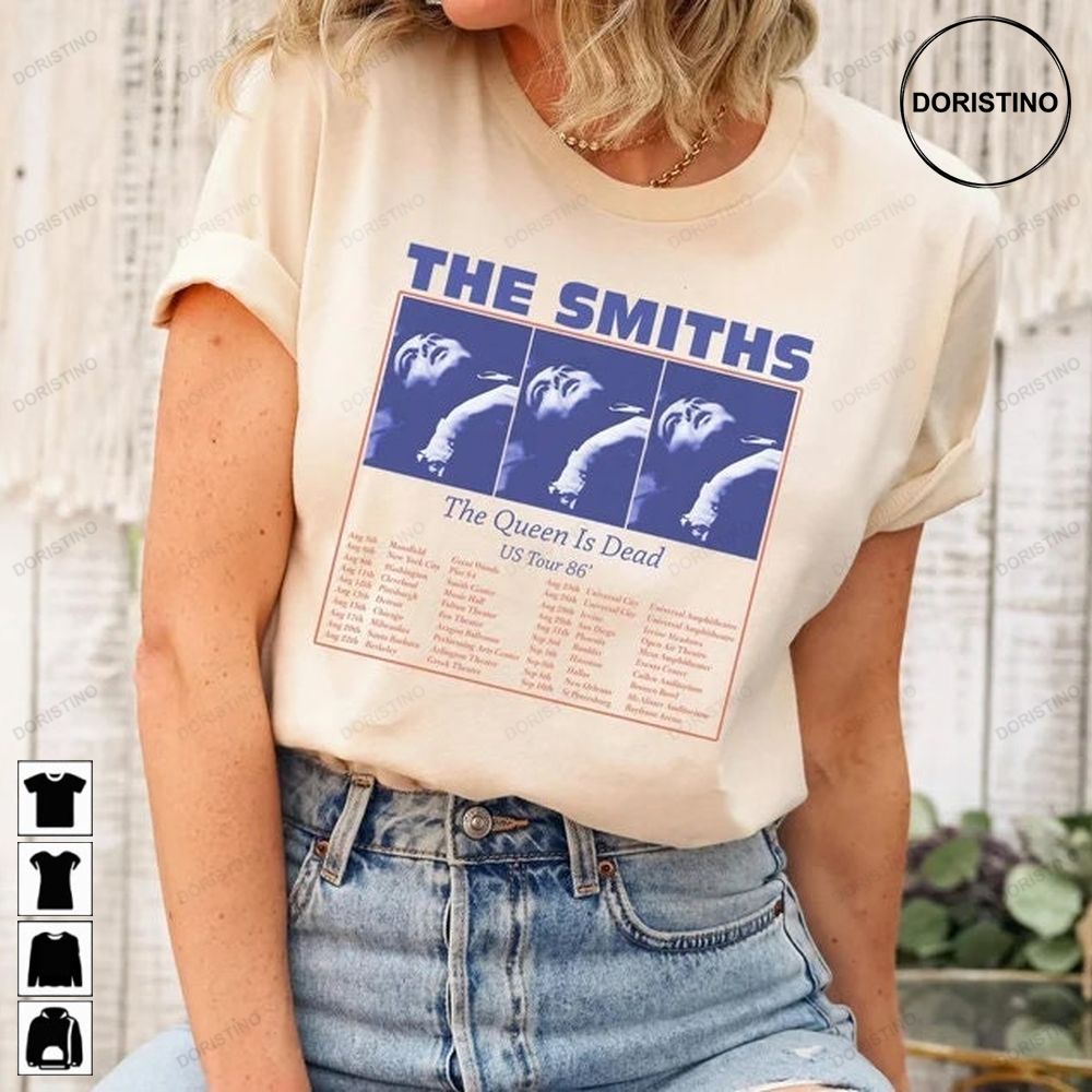 The Smiths Tour The Queen Is Dead Us Tour 86 Awesome Shirt