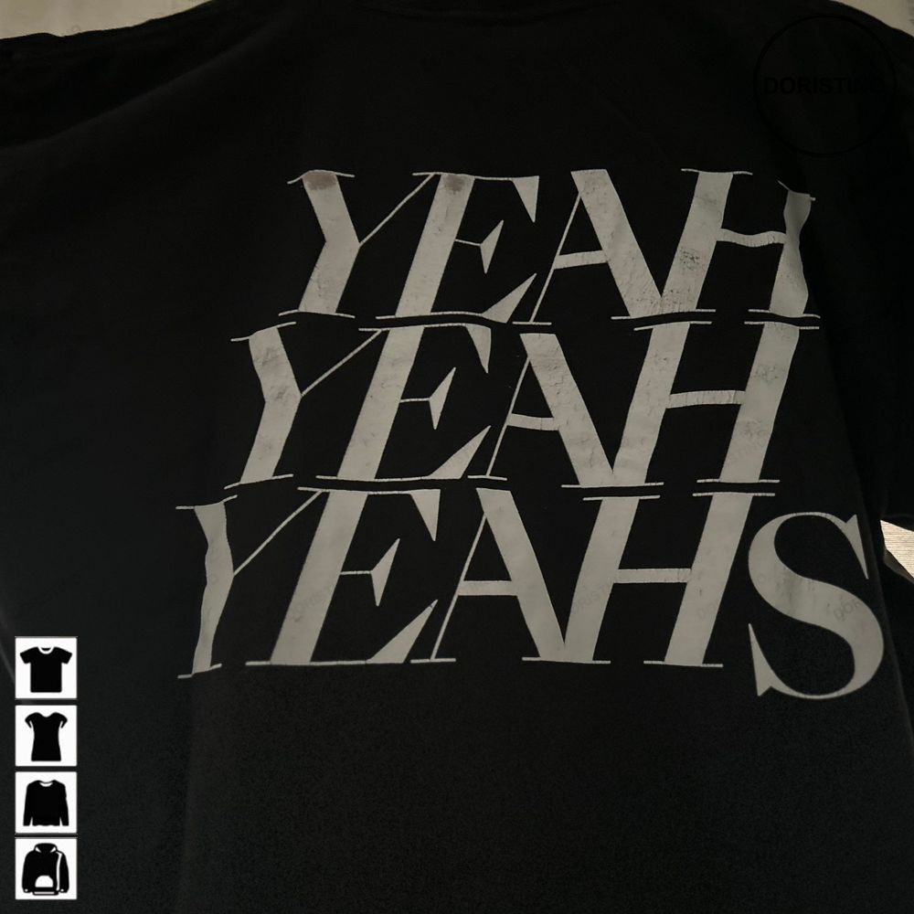 Yeah Yeah Yeahs Cool It Down Tour Double Sided Xl Trending Style