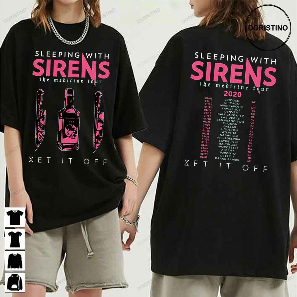 2020 Sleeping With Sirens The Medicine Tour Awesome Shirt