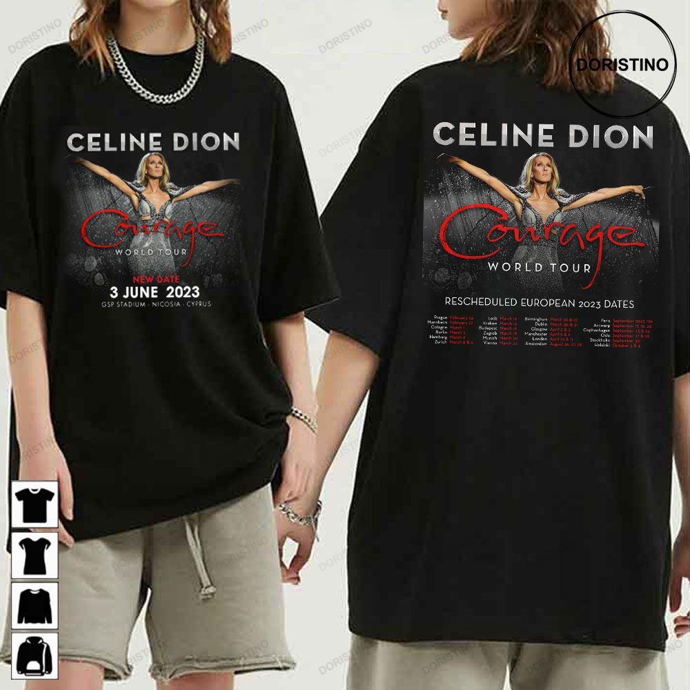 2023 Courage World Celine Dion Awesome Shirt