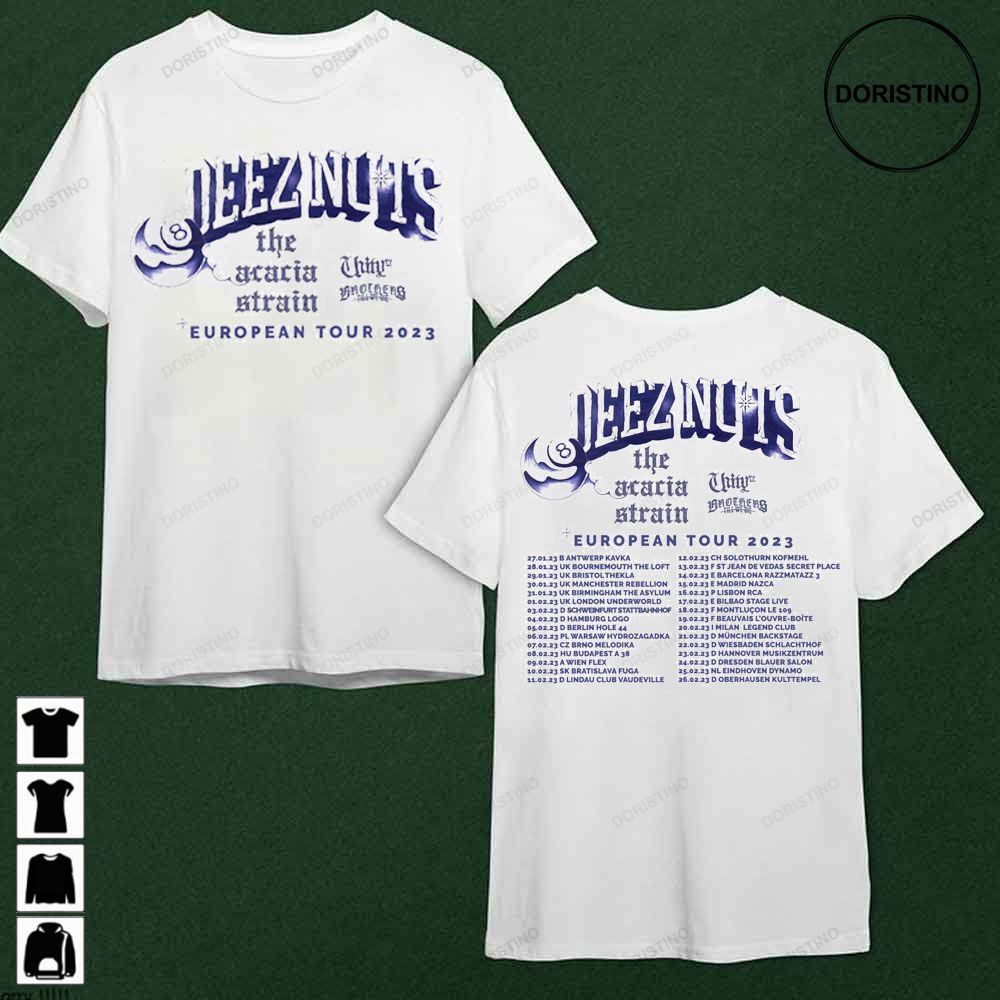 2023 Deez Nuts European Tour Limited T-shirt