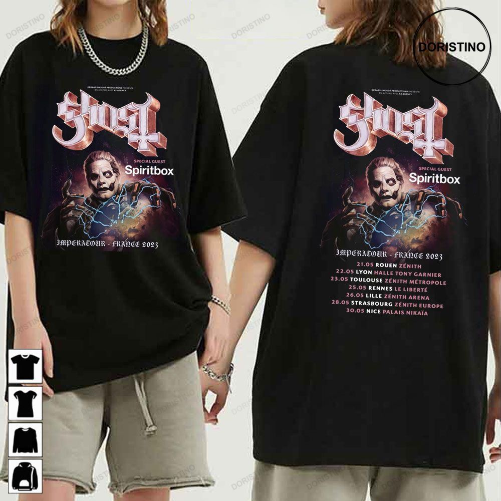 2023 France Ghost Spiritbox Awesome Shirt