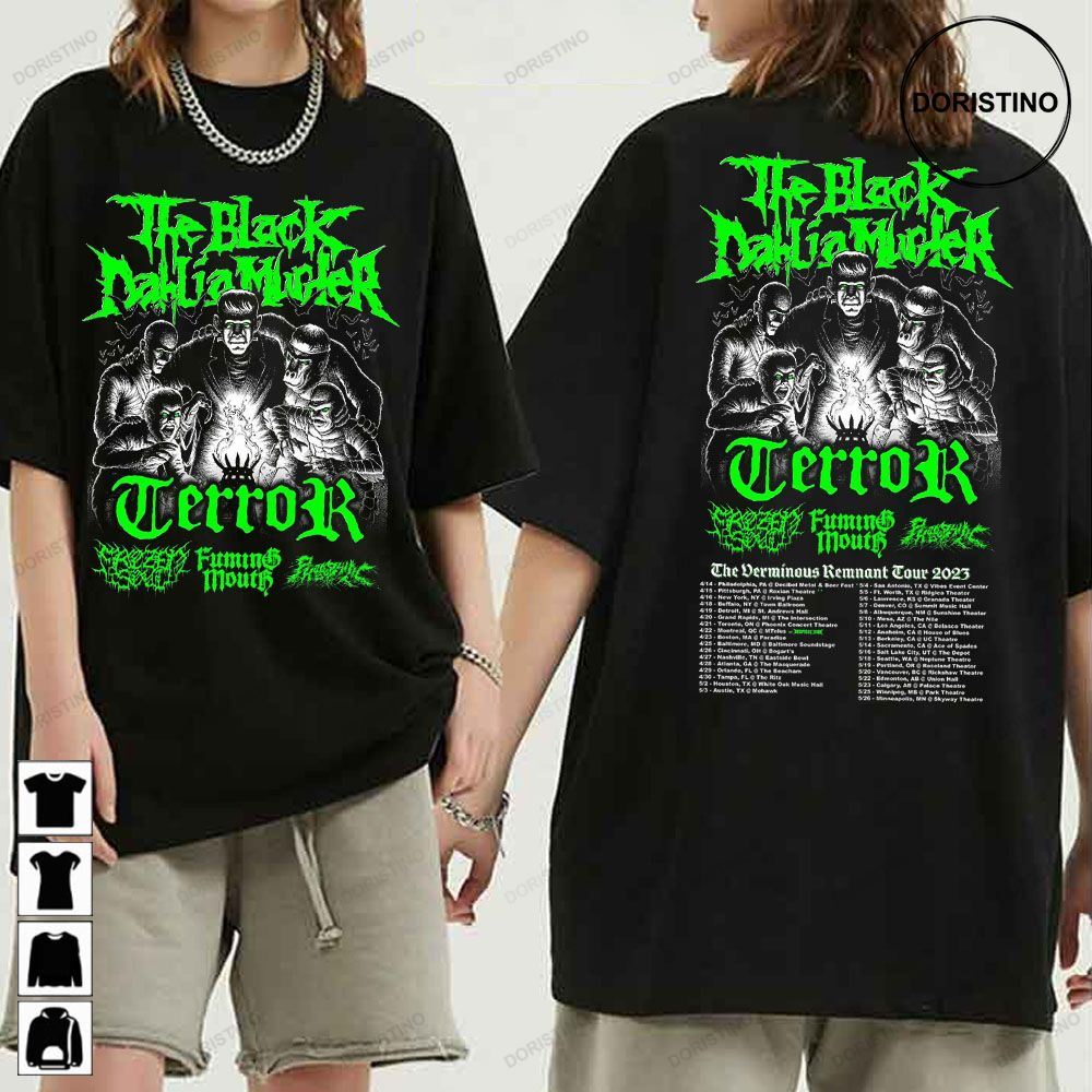 2023 The Black Dahlia Murder Announce First Tour With New Lineup Awesome Shirt