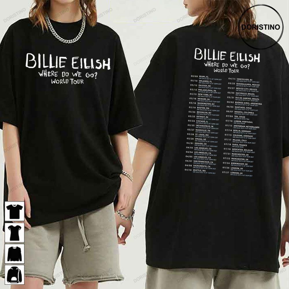Billie Eilish Where Do We Go World Tour Trending Style
