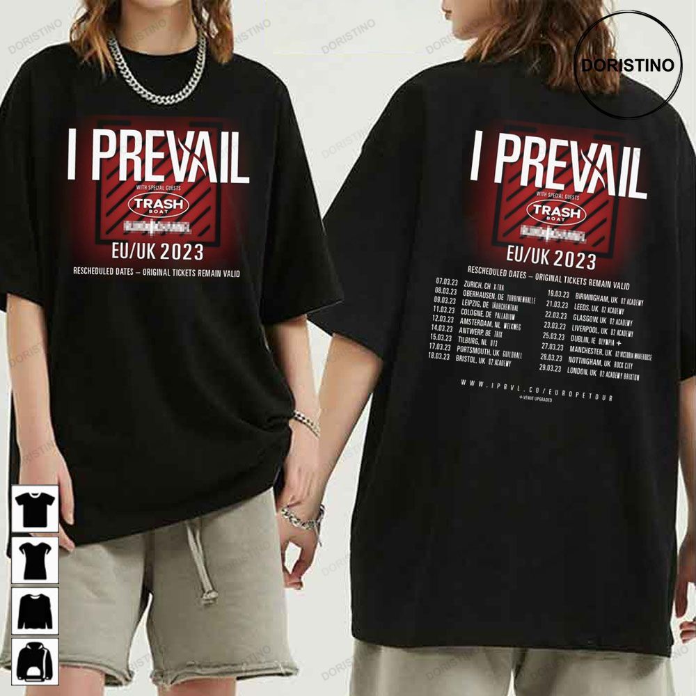 Eu Uk Tour 2023 I Prevail Awesome Shirt