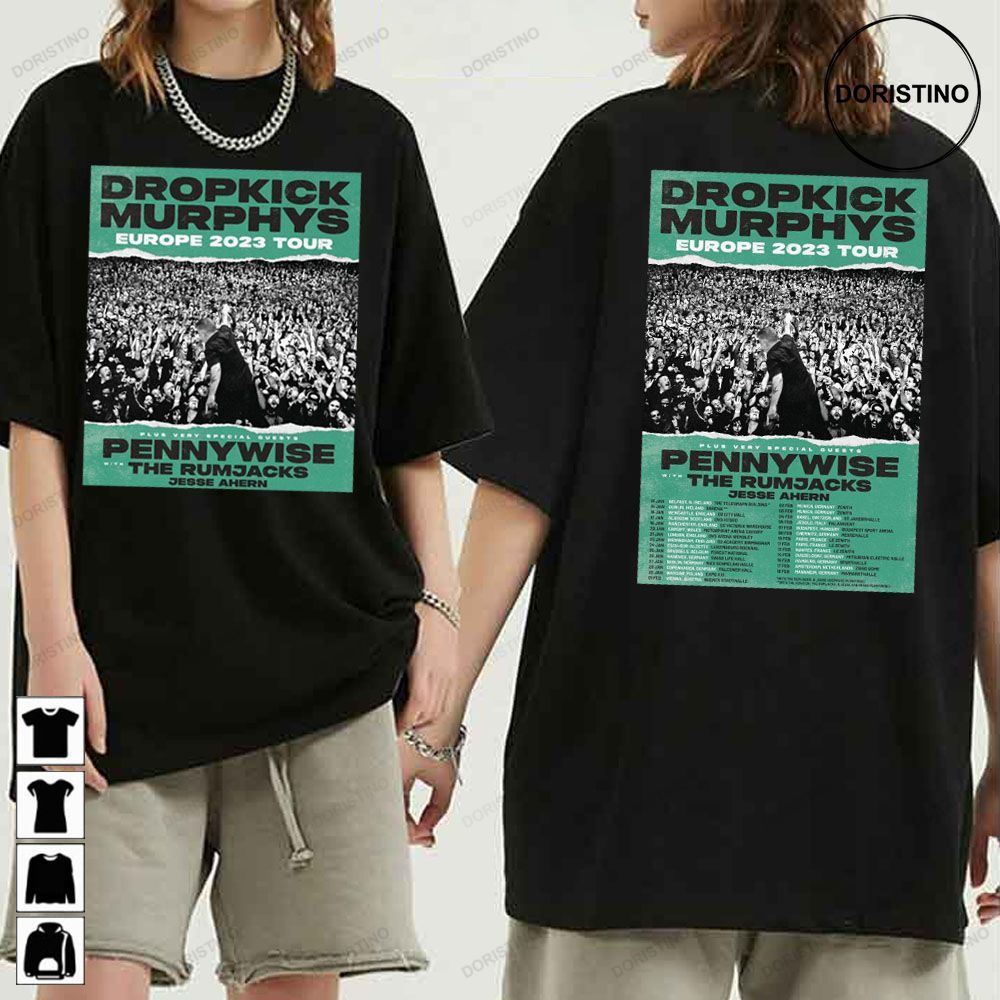 Europe Tour 2023 Dropkick Murphys Limited T-shirt