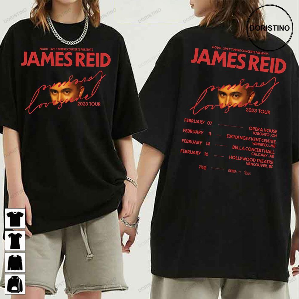 Lovescene James Reid 2023 Tour Limited T-shirt