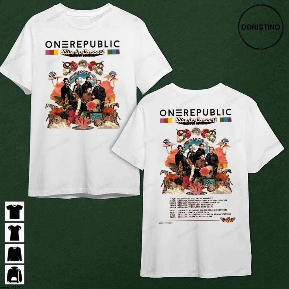 Onerepublic Live In Concert Dates Awesome Shirt