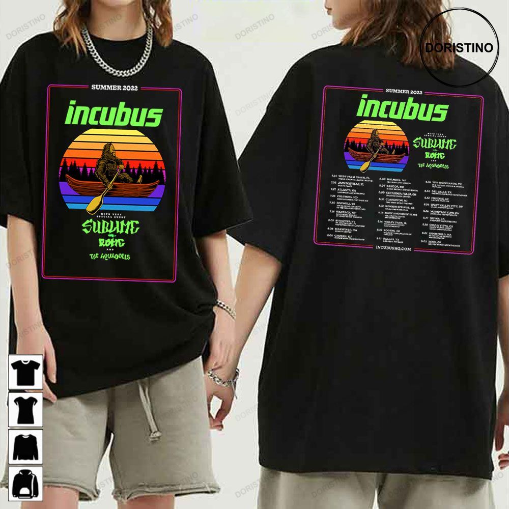 Summer Tour 2022 Incubus Dates Awesome Shirt