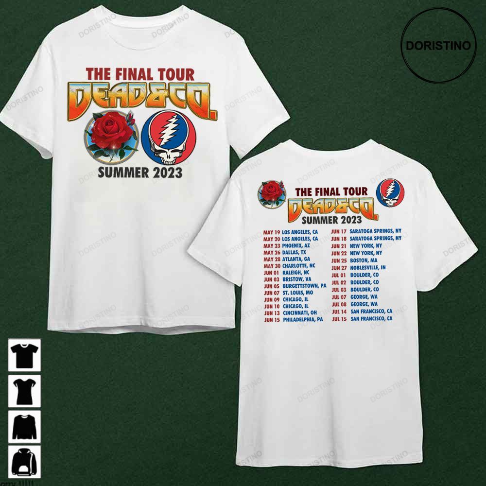 The Final Tour Dead And Co Summer 2023 Limited T-shirt