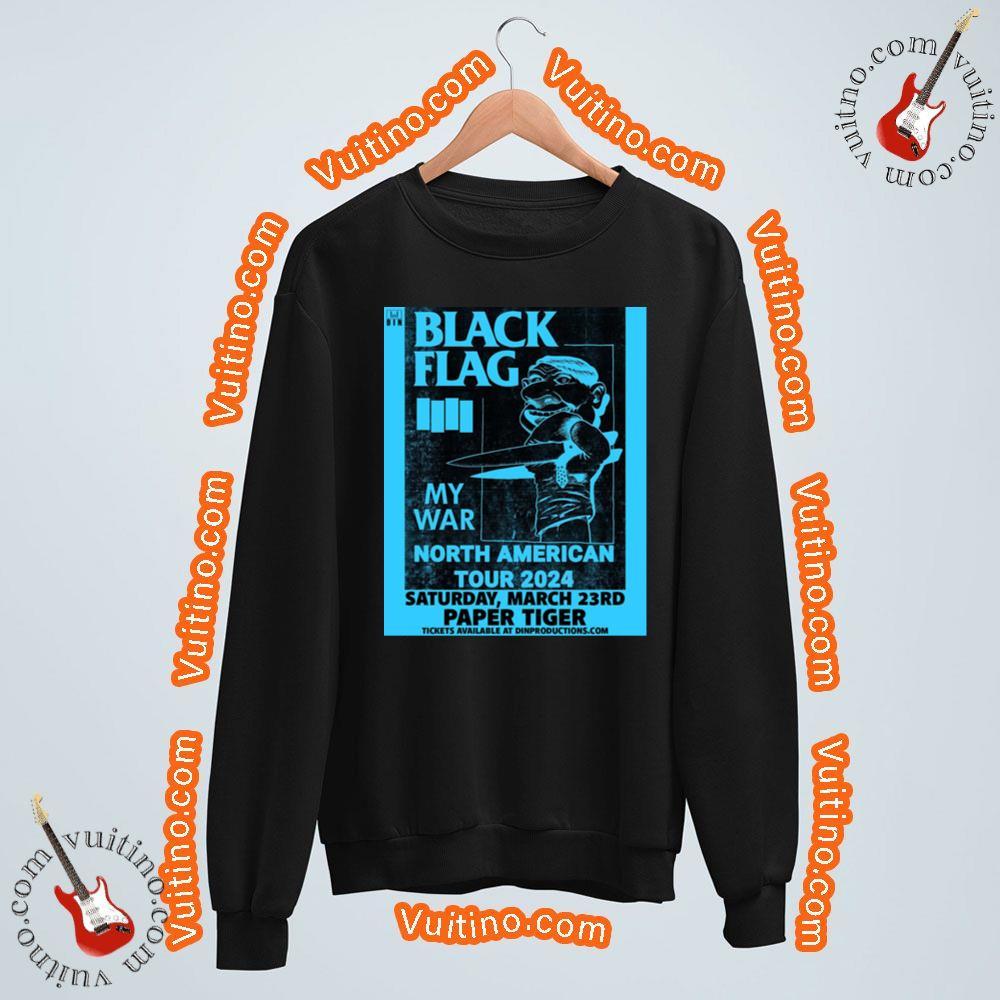 Black Flag My War North American Tour 2024 Shirt