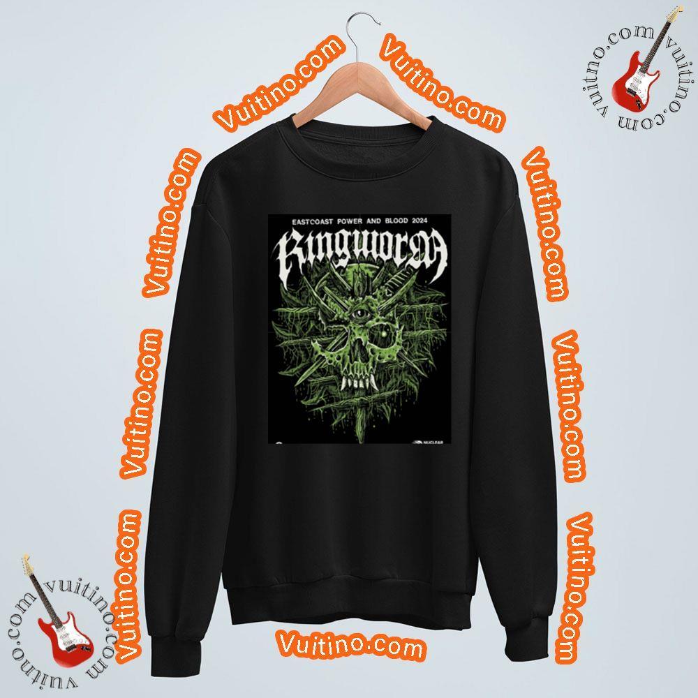Eastcoast Power And Blood 2024 Ringworm Tour Apparel
