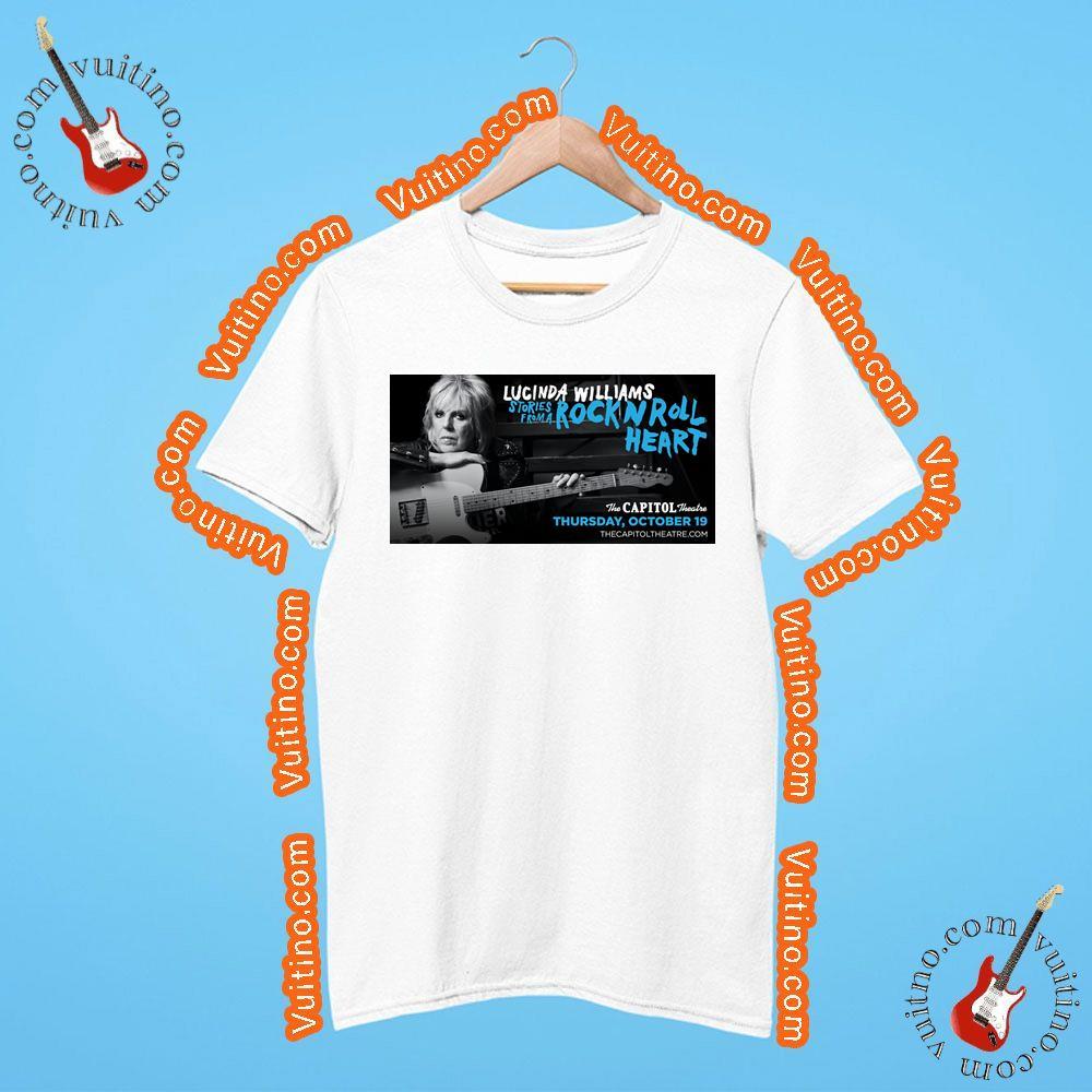 Lucinda Williams Stories Froma Rocknroll Heart 2024 Tour Shirt