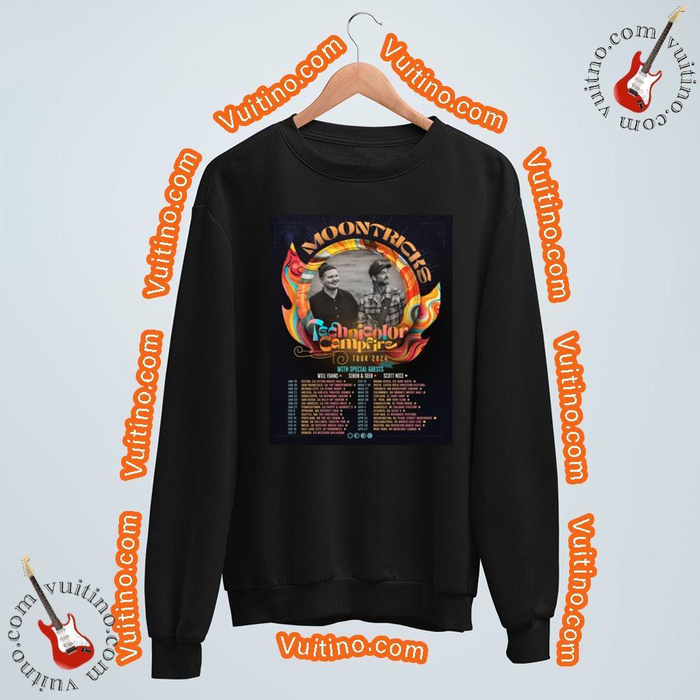 Moontricks Teannicolor Cfire 2024 Tour Shirt