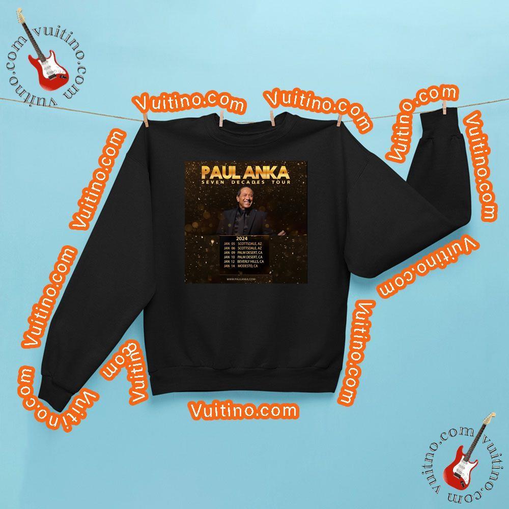 Paul Anka Tour 2024 Dates Shirt