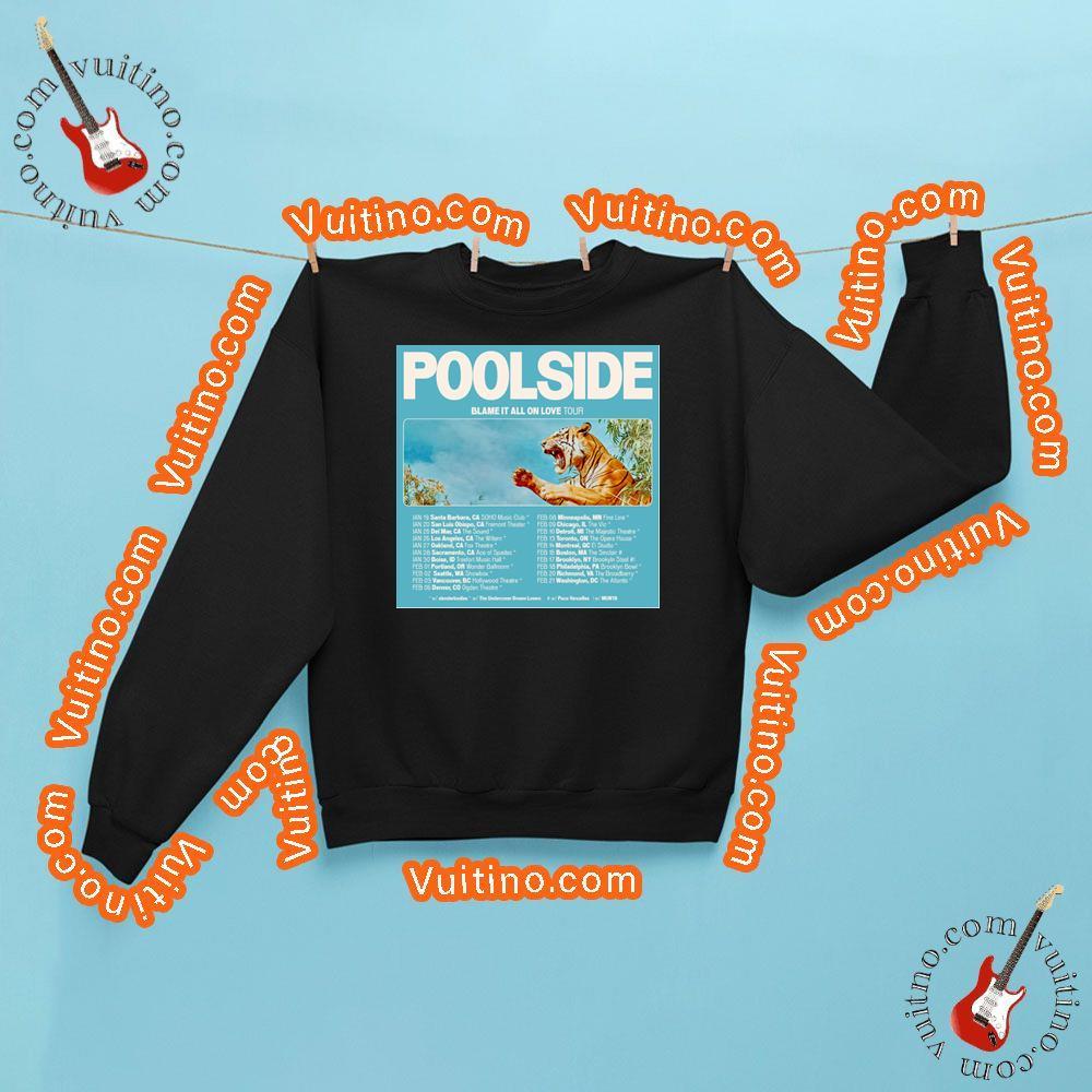Poolside Slenderbodies 2024 Tour Dates Shirt