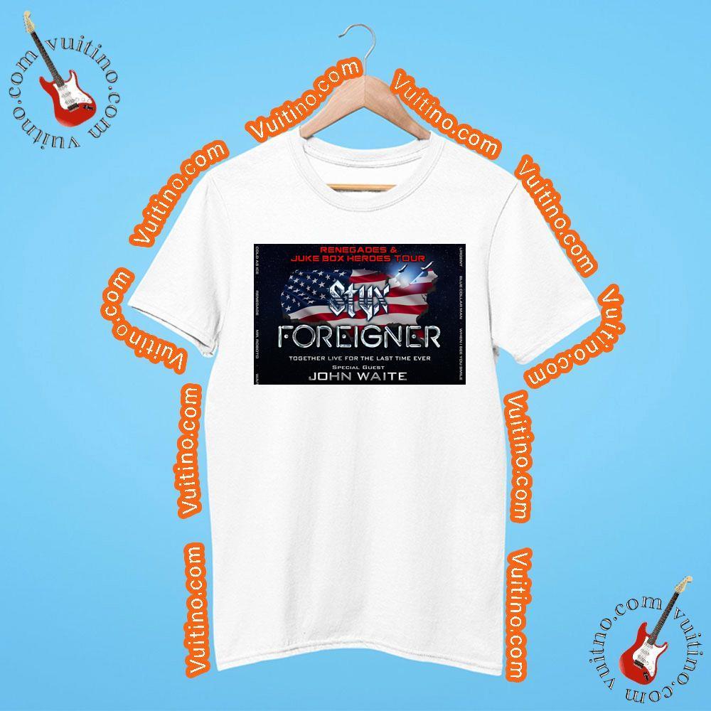 Renegades And Juke Box Heroes Tour Styx Forever 2024 Shirt