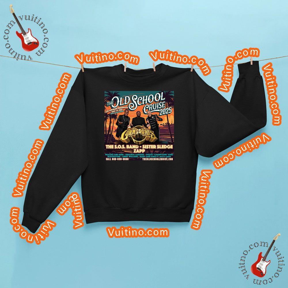 The Old School Cruise 2025 The Commodores S Sos Band Zapp Shirt