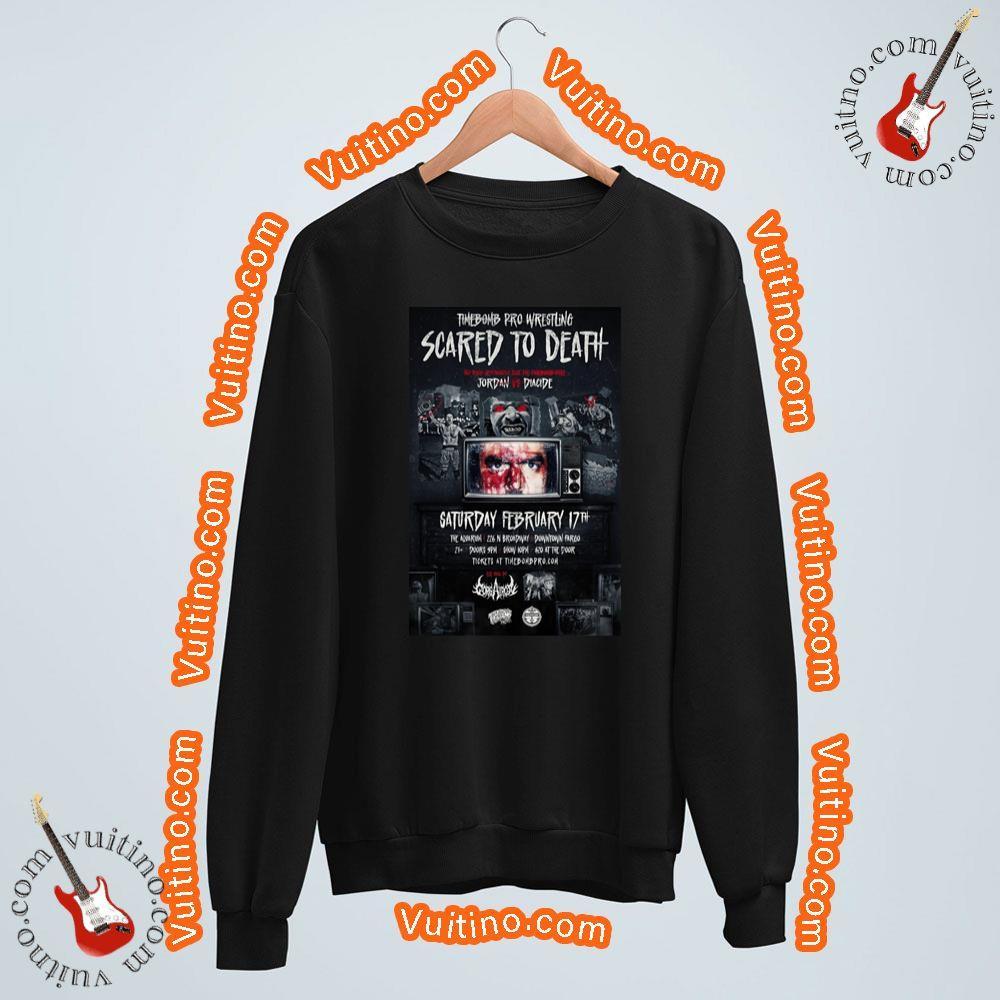 Timebomb Pro Wrestling Scared To Death Apparel