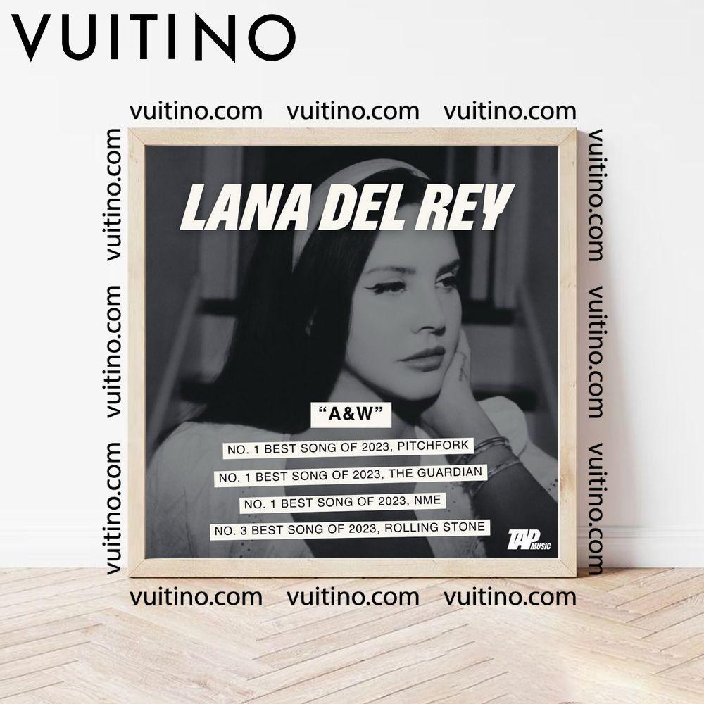 A And W Lana Del Rey Square Poster No Frame