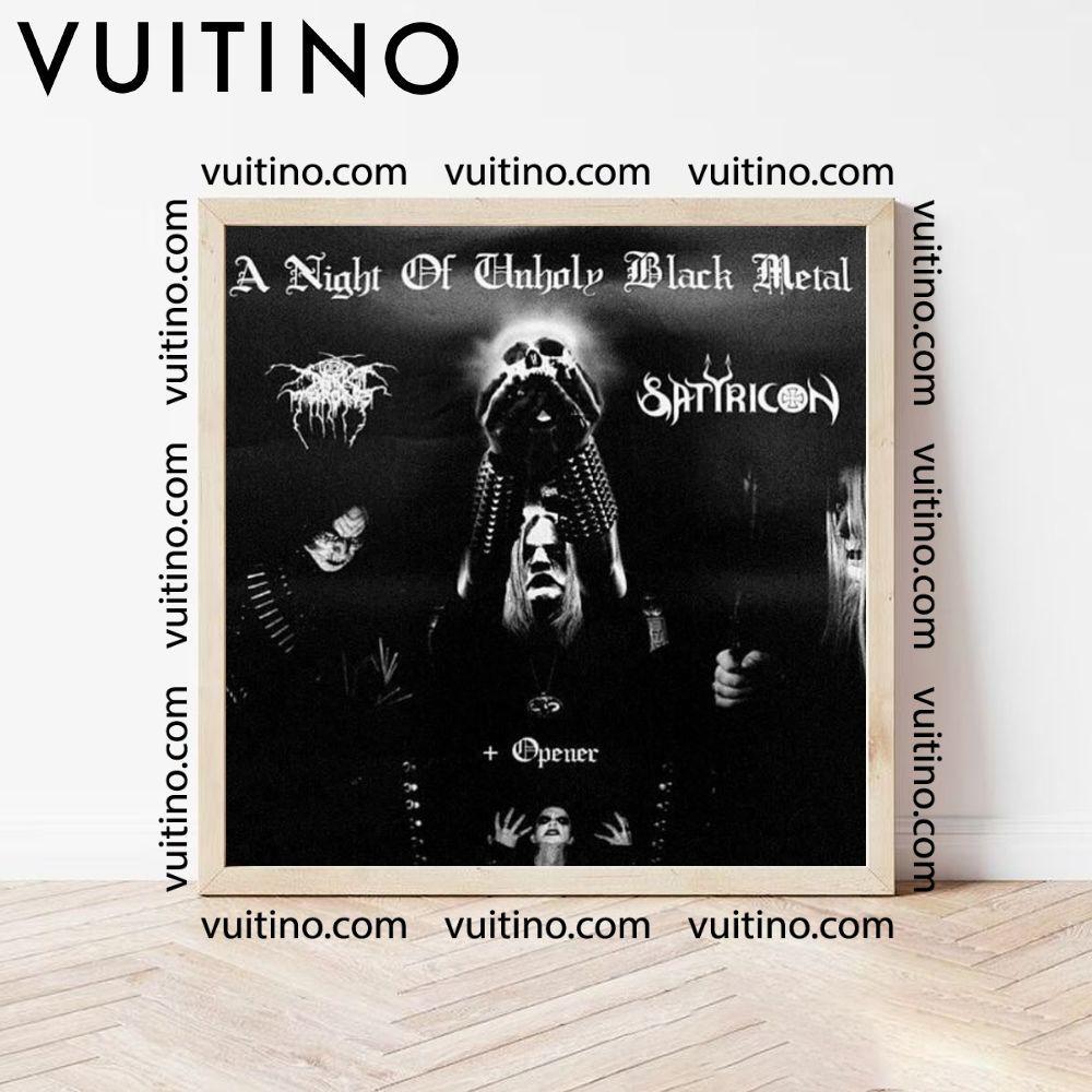 A Night Of Unholy Black Metal Satyr Poster (No Frame)