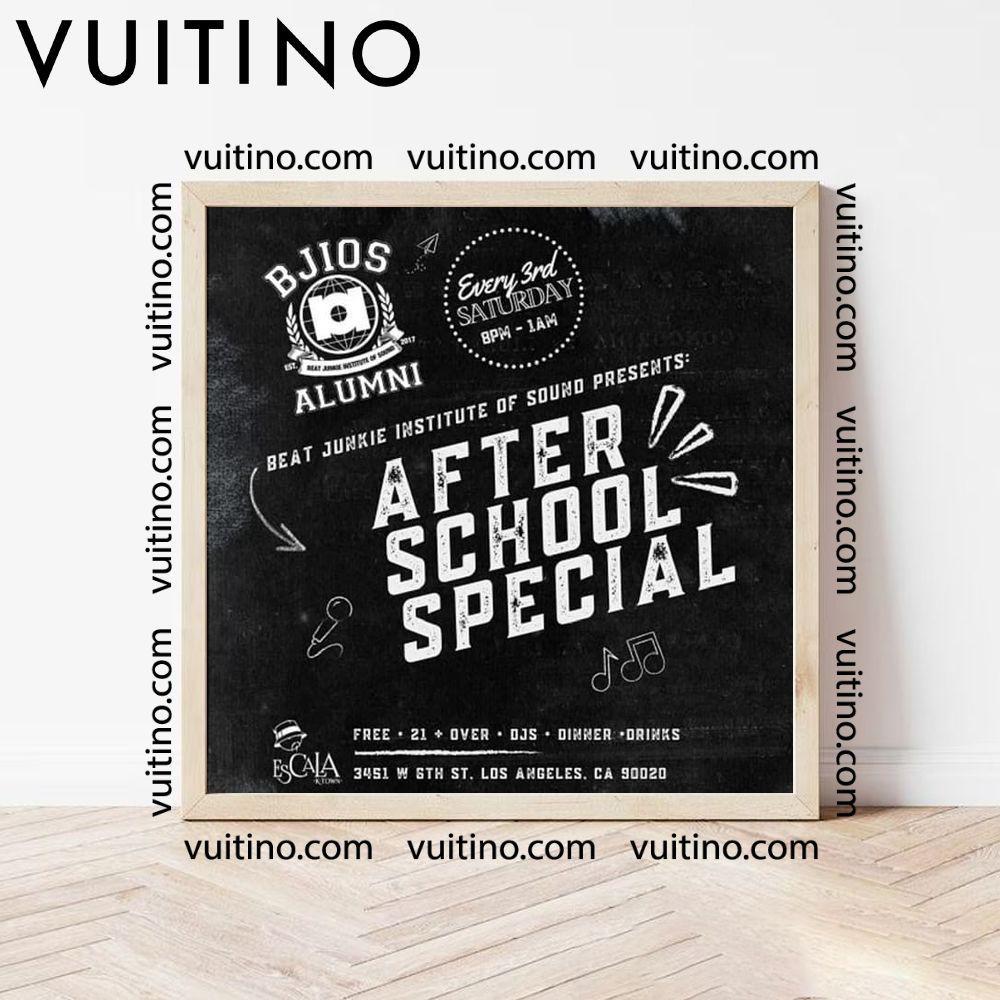 After School Special 3rd Saturdays 2024 Square Poster No Frame