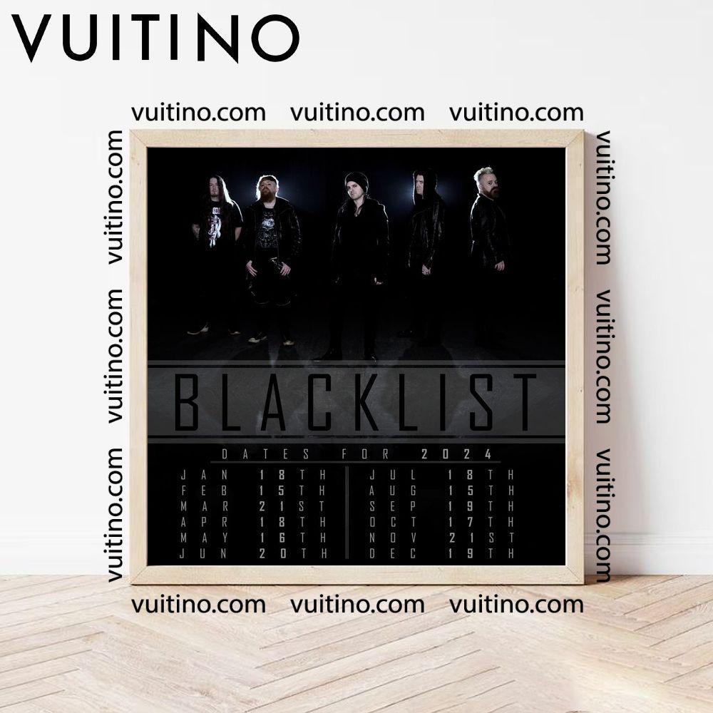 Blacklist Dates For 2024 Square Poster No Frame