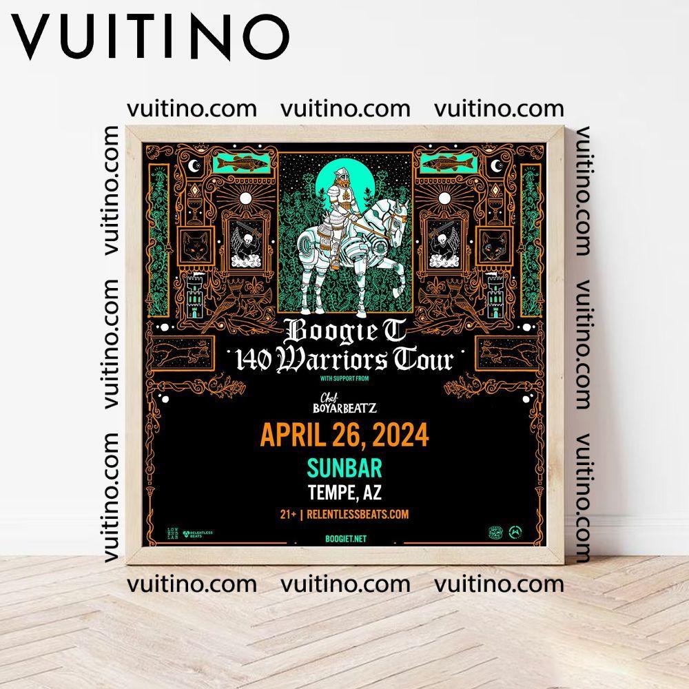 Boogie T Presents 140 Warriors 2024 Tour Square Poster No Frame