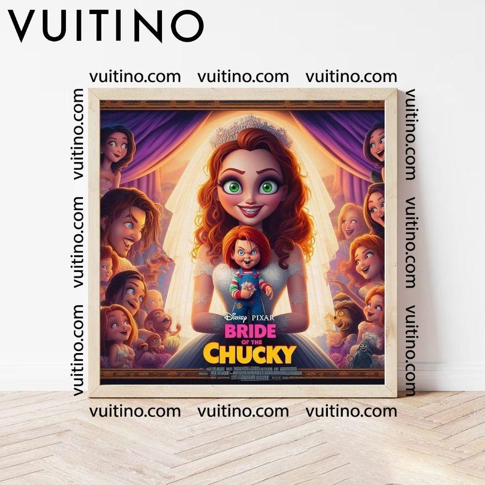 Bride Of The Chucky Pixar Style No Frame Square Poster