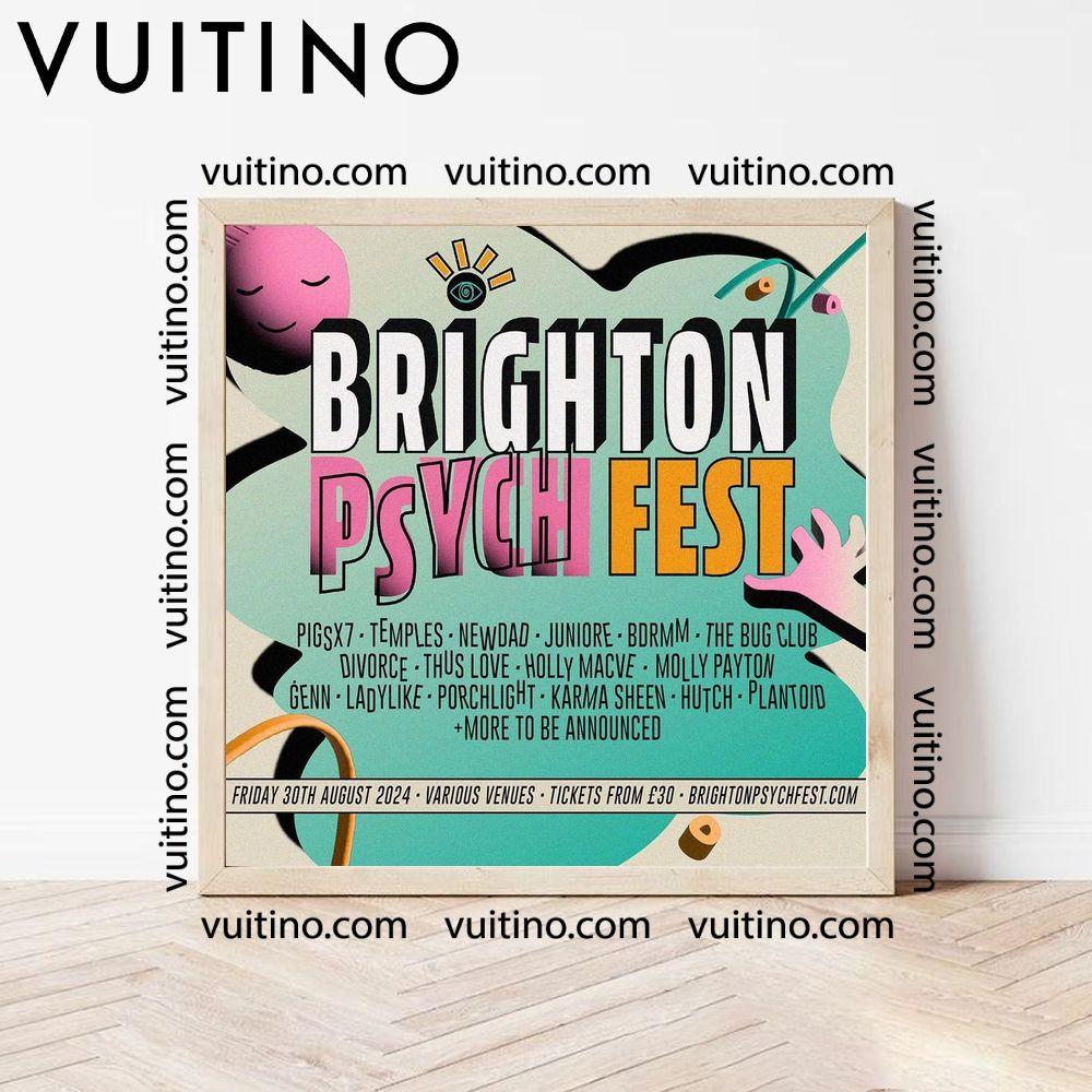 Brighton Psych Fest 2024 Poster (No Frame)